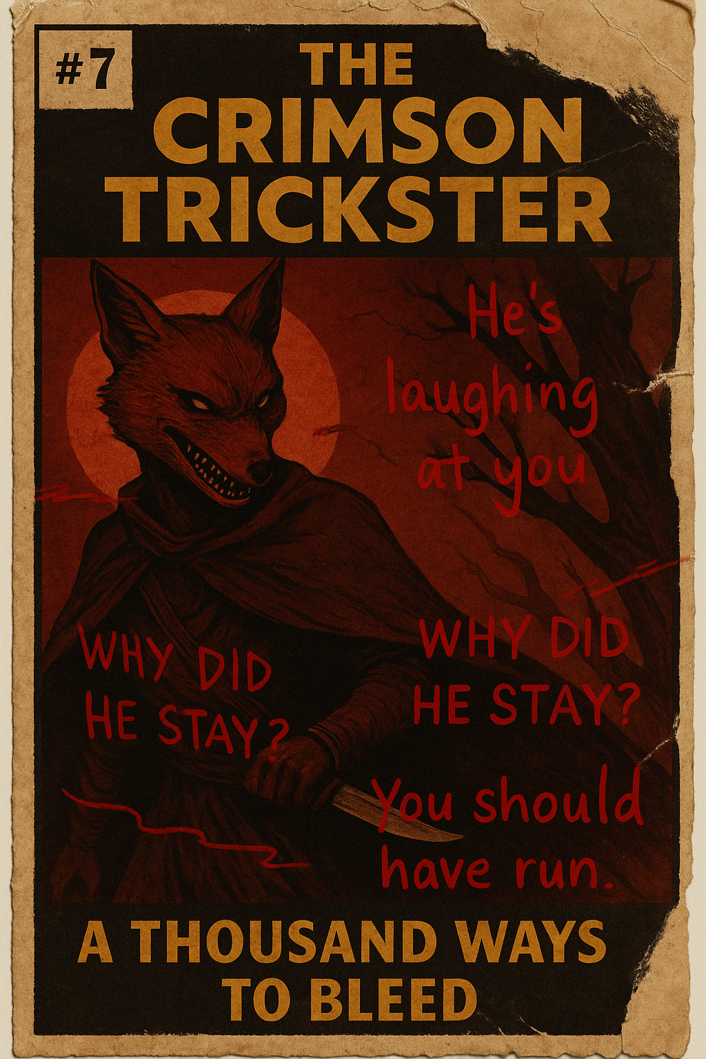 Crimson Trickster Comic Cover